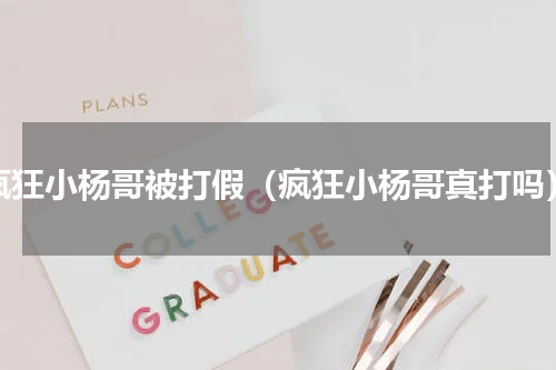 疯狂小杨哥被打假（疯狂小杨哥真打吗）