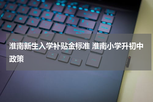 淮南新生入学补贴金标准 淮南小学升初中政策