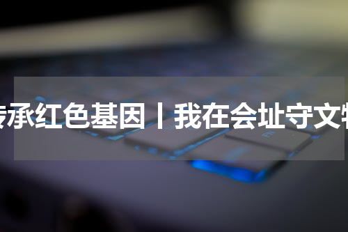 传承红色基因丨我在会址守文物