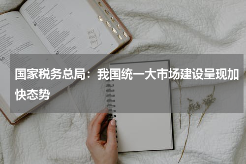 国家税务总局：我国统一大市场建设呈现加快态势