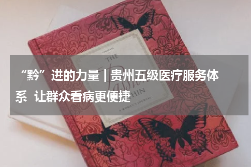 “黔”进的力量 | 贵州五级医疗服务体系  让群众看病更便捷