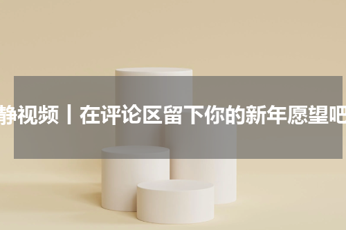 动静视频丨在评论区留下你的新年愿望吧！