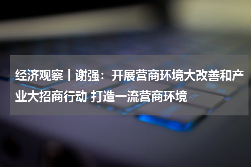 经济观察丨谢强：开展营商环境大改善和产业大招商行动 打造一流营商环境