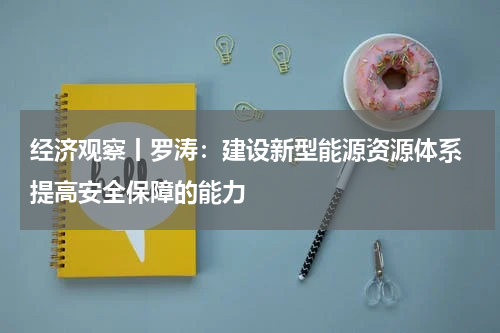 经济观察丨罗涛：建设新型能源资源体系 提高安全保障的能力