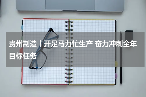 贵州制造丨开足马力忙生产 奋力冲刺全年目标任务