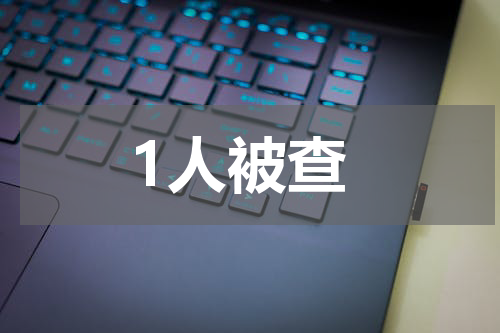 1人被查