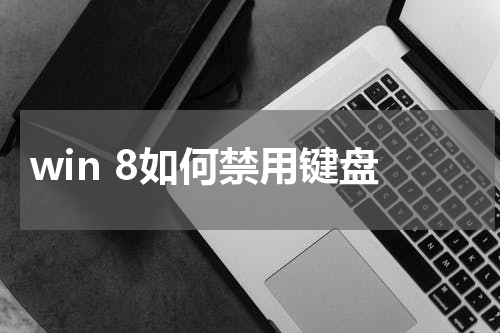win 8如何禁用键盘
