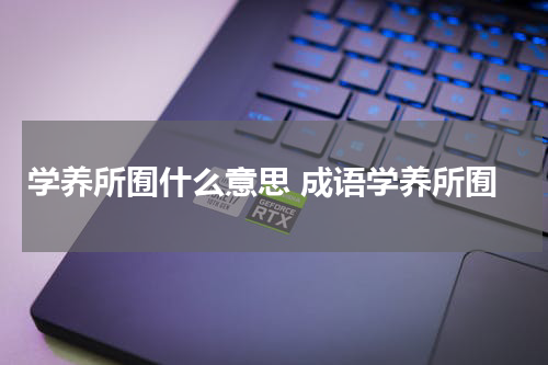 学养所囿什么意思 成语学养所囿