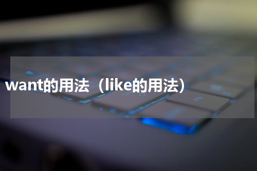 want的用法（like的用法）