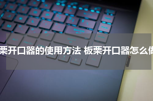 板栗开口器的使用方法 板栗开口器怎么做