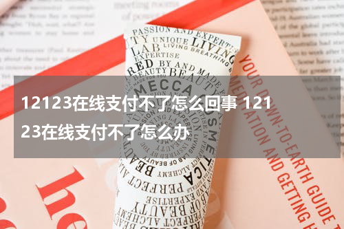 12123在线支付不了怎么回事 12123在线支付不了怎么办