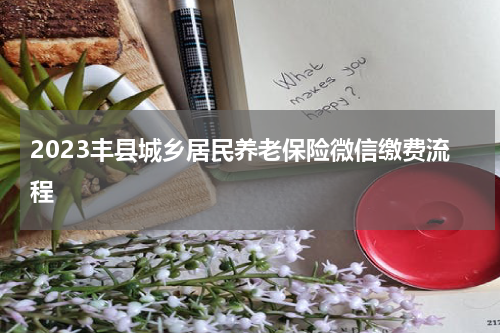 2023丰县城乡居民养老保险微信缴费流程