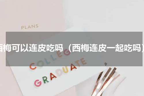 西梅可以连皮吃吗（西梅连皮一起吃吗）