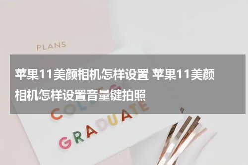 苹果11美颜相机怎样设置 苹果11美颜相机怎样设置音量键拍照