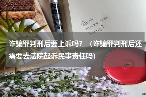 诈骗罪判刑后要上诉吗？（诈骗罪判刑后还需要去法院起诉民事责任吗）