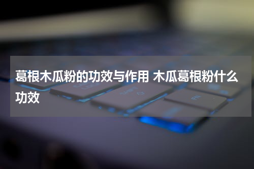 葛根木瓜粉的功效与作用 木瓜葛根粉什么功效