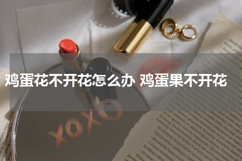鸡蛋花不开花怎么办 鸡蛋果不开花