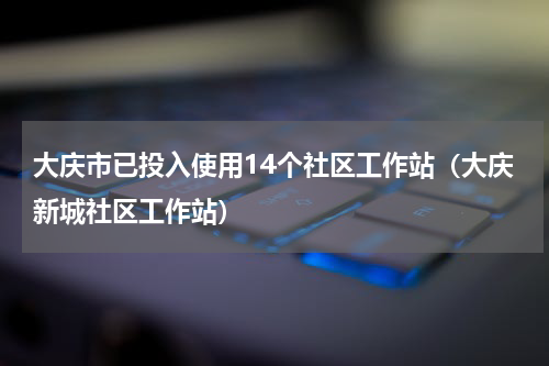 大庆市已投入使用14个社区工作站（大庆新城社区工作站）