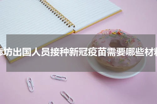 廊坊出国人员接种新冠疫苗需要哪些材料