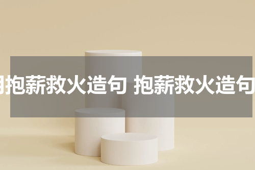 用抱薪救火造句 抱薪救火造句