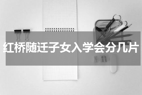 红桥随迁子女入学会分几片