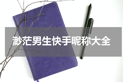 渺茫男生快手昵称大全
