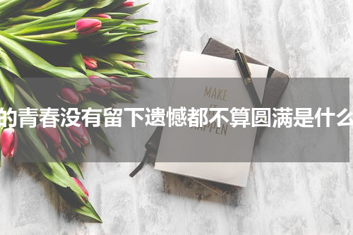 谁的青春没有留下遗憾都不算圆满是什么歌