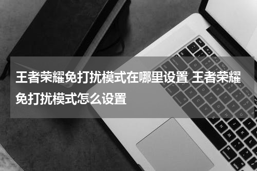 王者荣耀免打扰模式在哪里设置 王者荣耀免打扰模式怎么设置