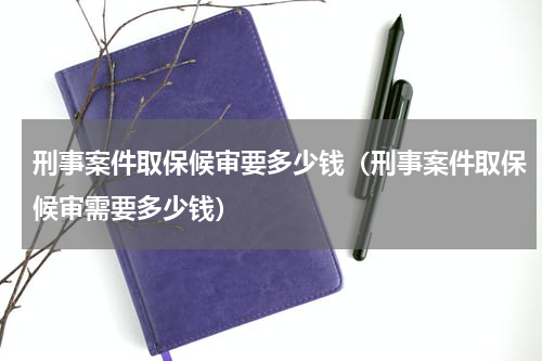 刑事案件取保候审要多少钱（刑事案件取保候审需要多少钱）