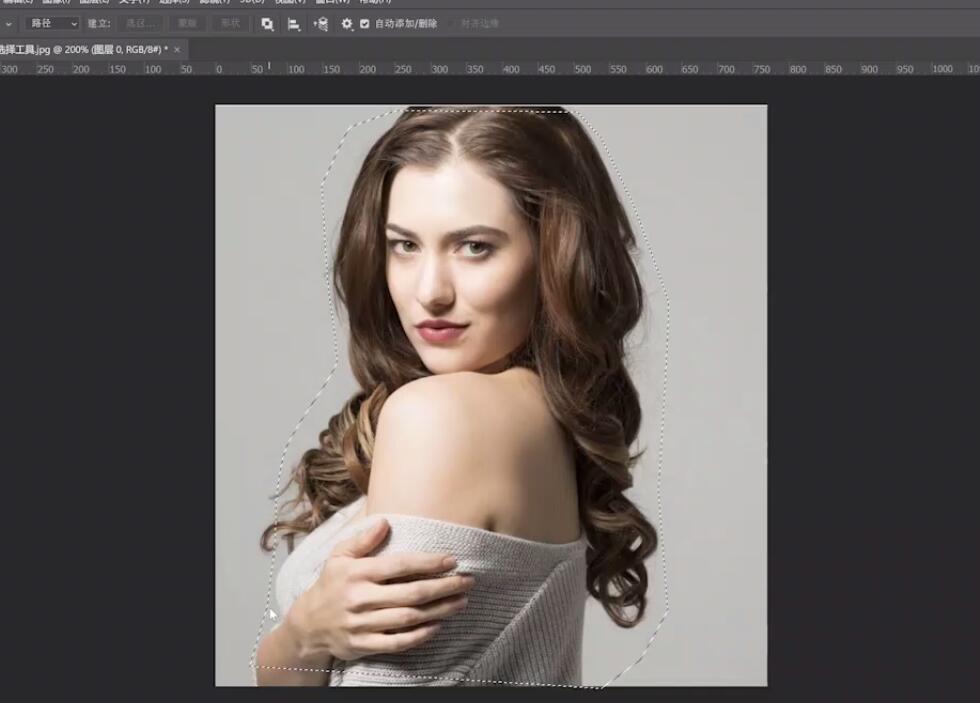 ps怎么把只把人物抠出来