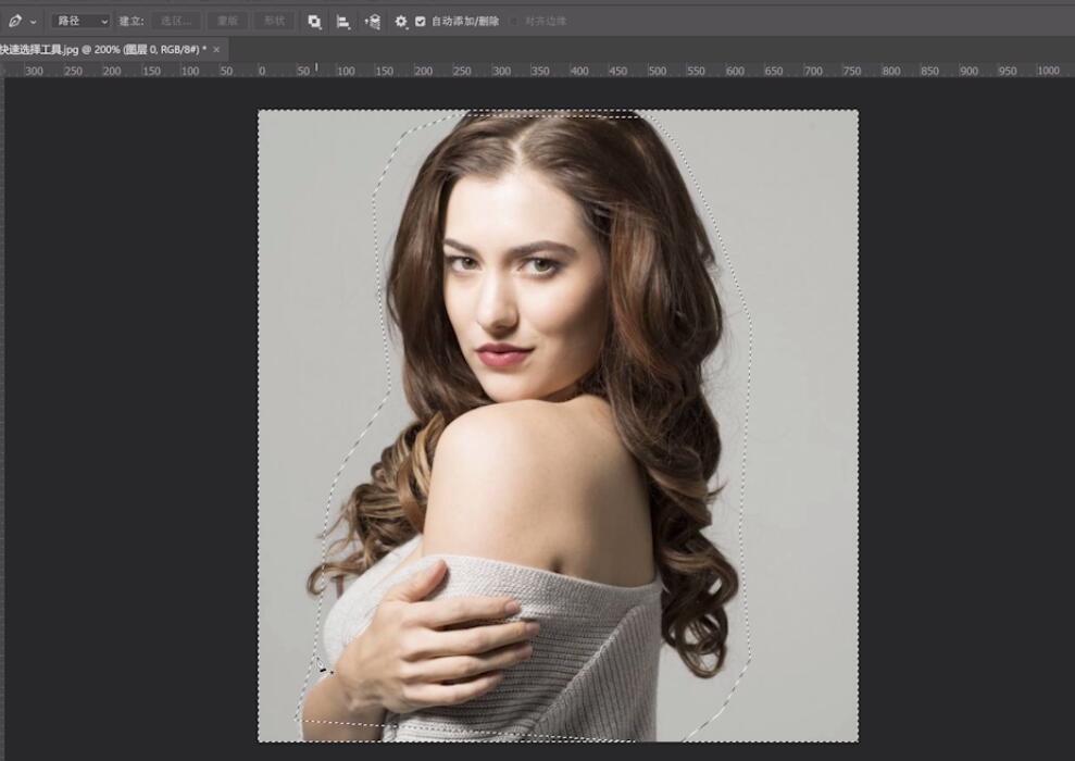 ps怎么把只把人物抠出来